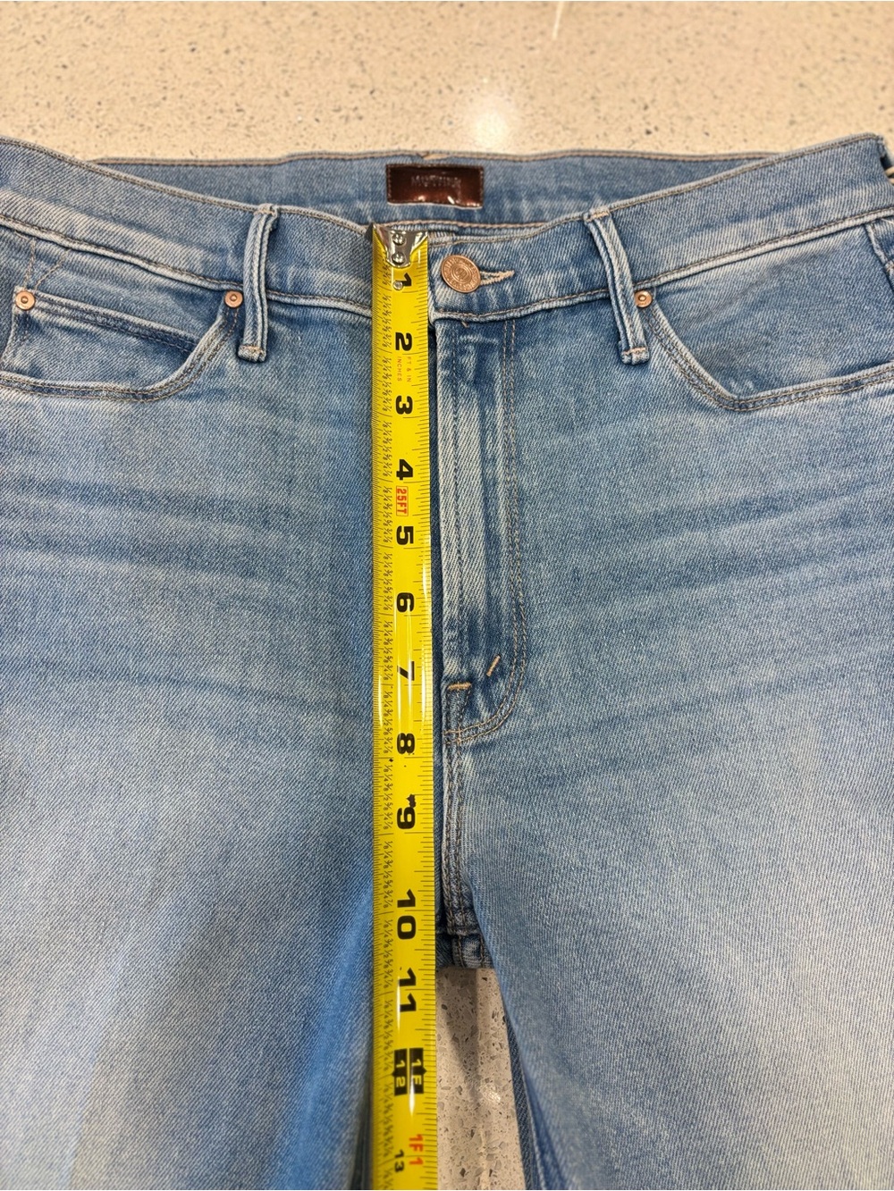 Mother The Doozy Flare Jeans in Room Service Size 28 - Picture 15 of 16